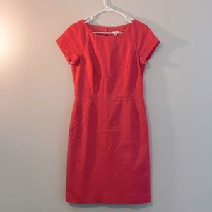 J. Crew Tweed Coral Dress